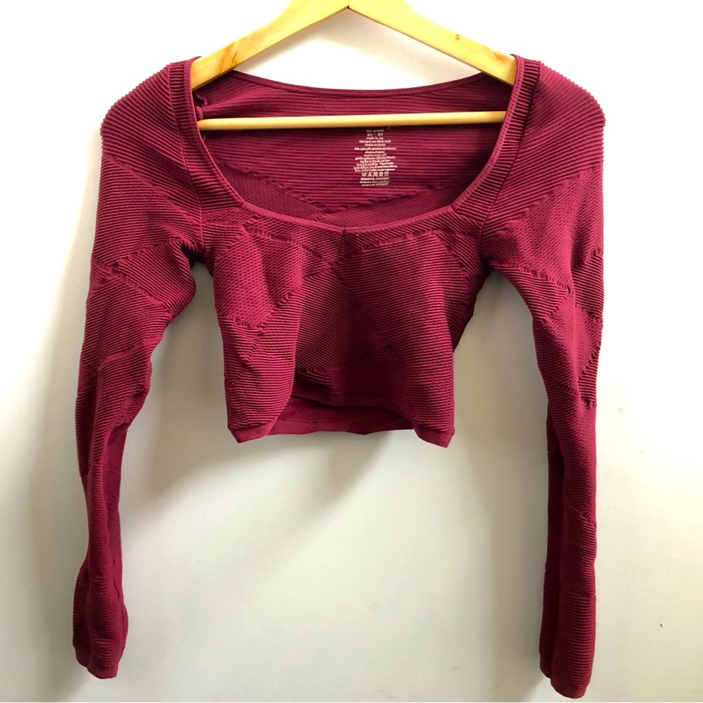 Free People Intimately crop long sleeve